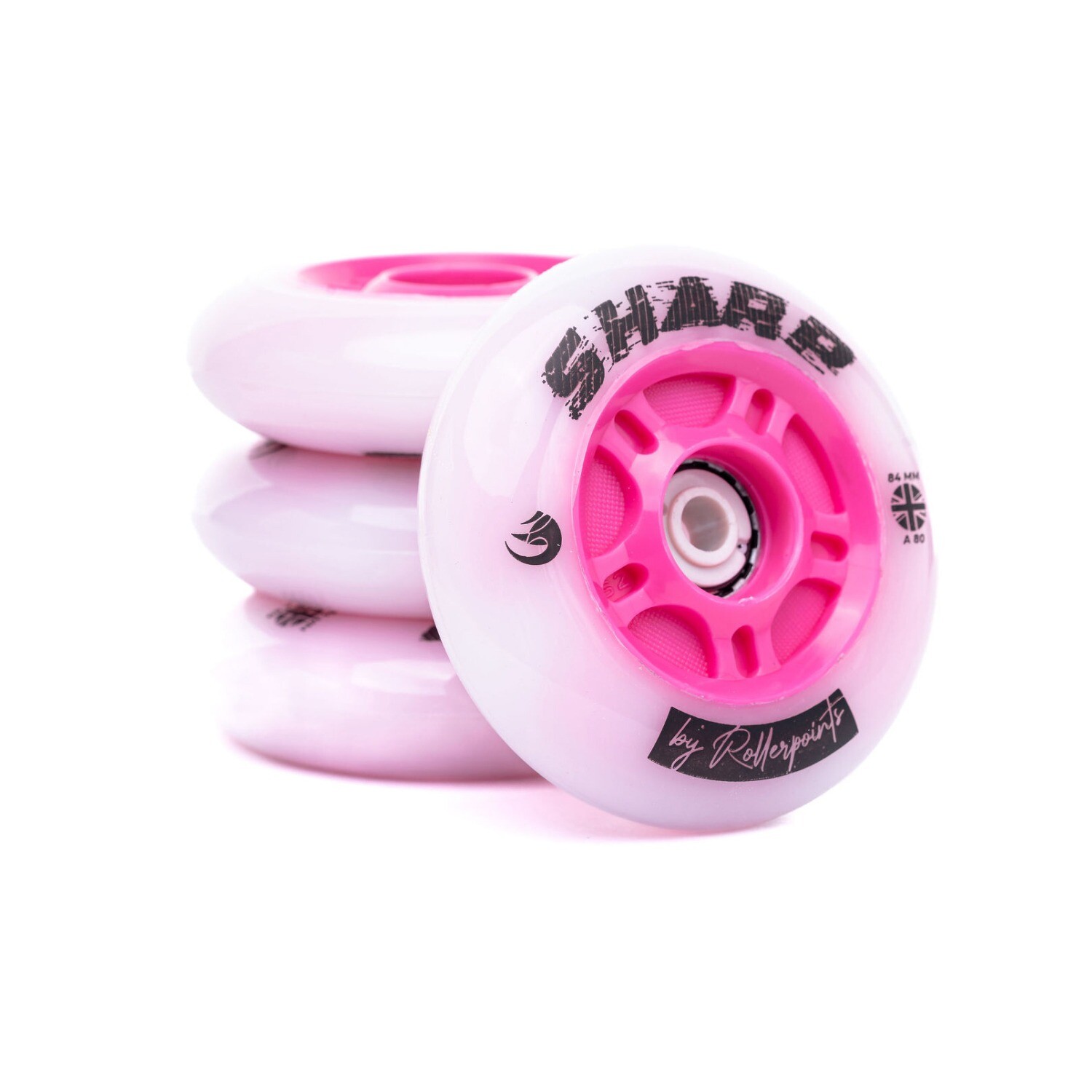 Ruedas Sharp Con Luz Fucsia