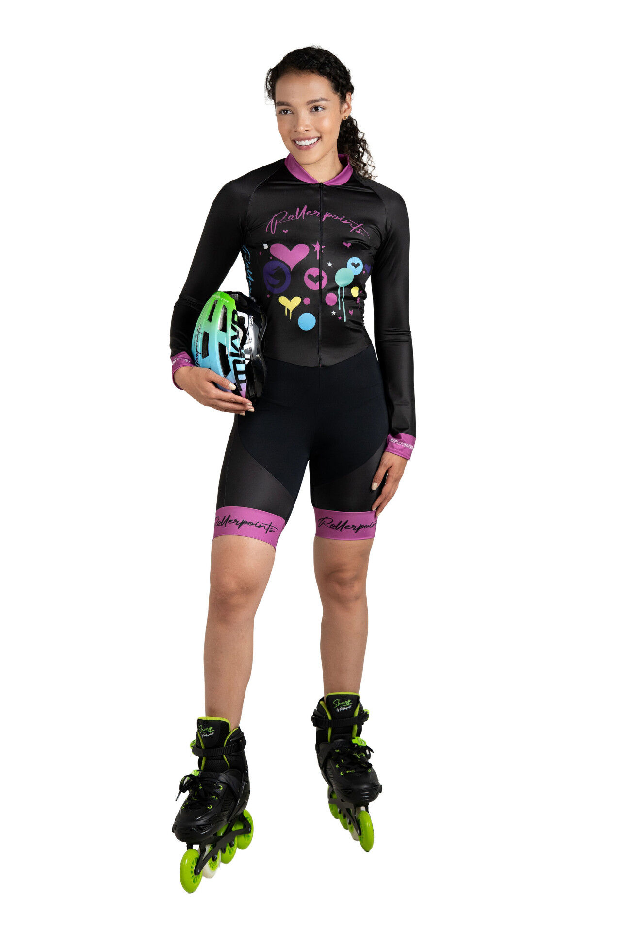 Licras Rollerpoints Corazón P2997 Manga Larga