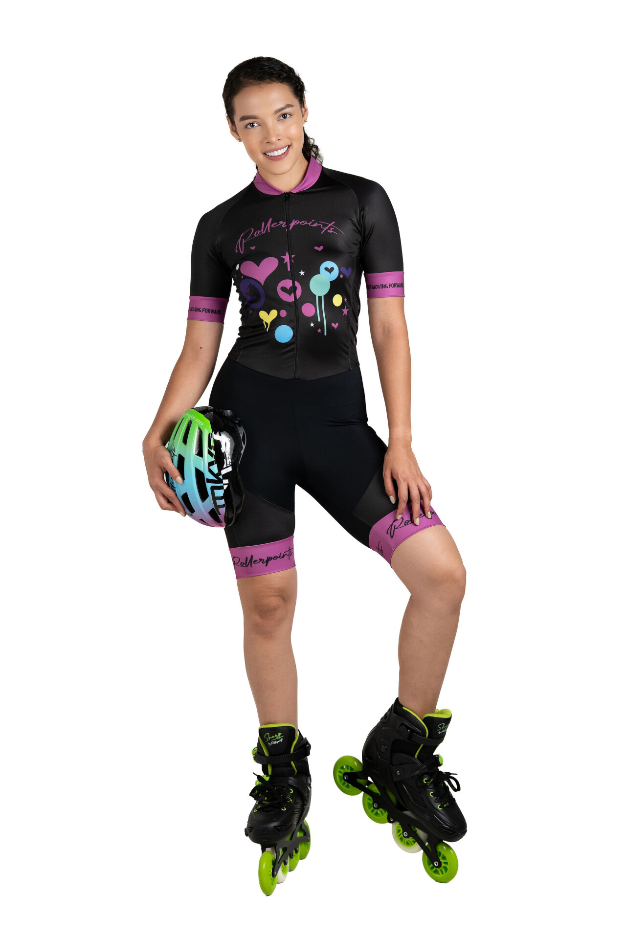 Licras Rollerpoints Corazón P2997 Manga Corta