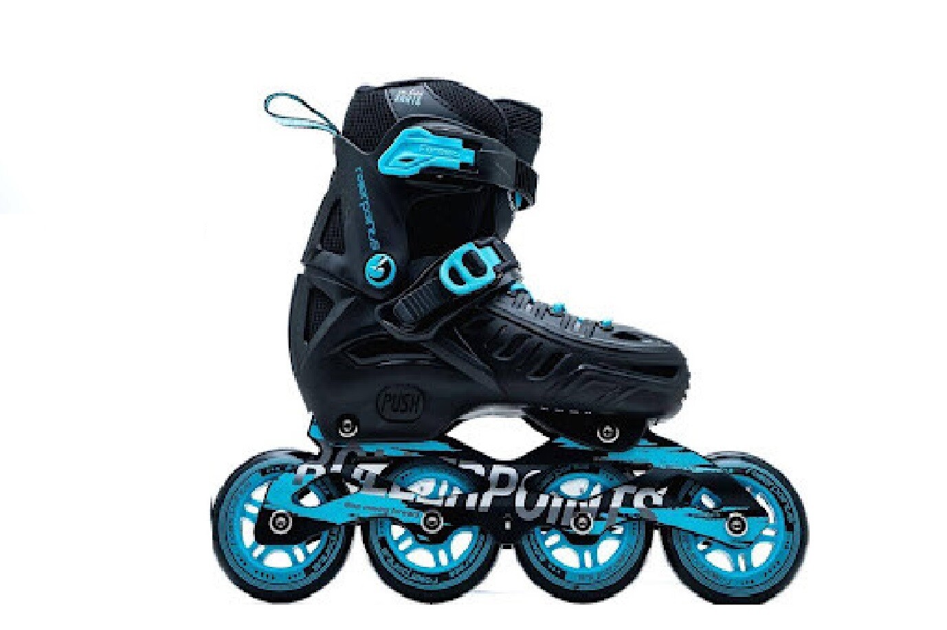 Patín Forest Negro / Azul Aguamarina