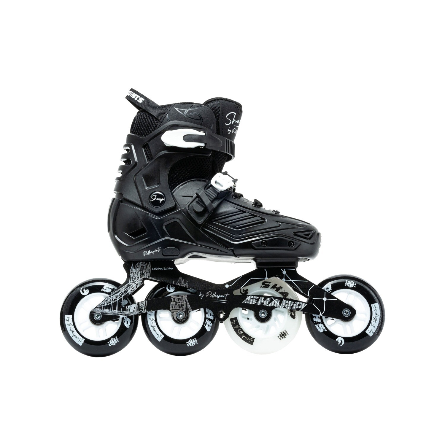 Patin Sharp Ultra Negro / Blanco